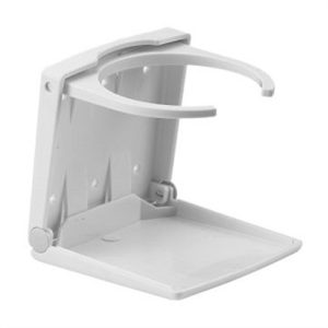 Porta copo dobrável branco 9,5×9,5cm