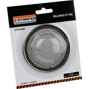 Ralinho / Ralo para pia Inox 7cm Starfer