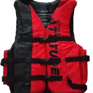 Colete Salva Vidas Dominator vermelho e preto – Tamanho XXG