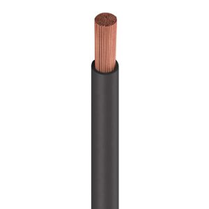 Fio cabo Auto Preto Cobre / SIL 6mm