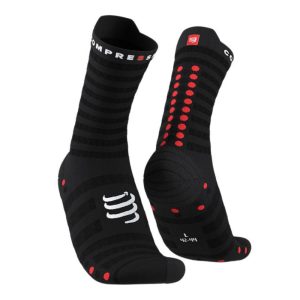 Pro Racing Socks V4.0 RUN HIGH Black/red