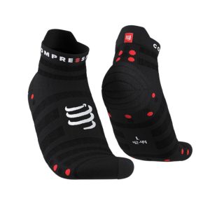 Pro Racing Socks V4.0 RUN LOW Black/red