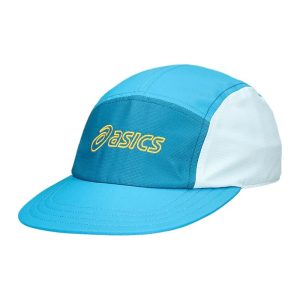 Asics Performance Running 5 Panel Cap – Aegean blue/dark teal
