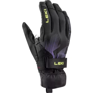 Luvas Ultratrail Storm TR – Black / Neon Yellow / Violet