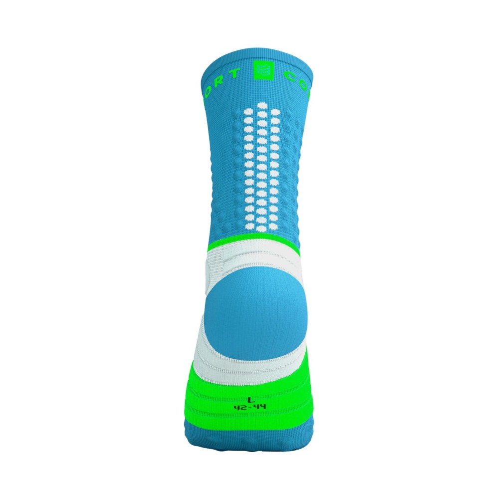 Ultra Trail HIGH SOCKS – Norse Blue/Neon Green - Image 4