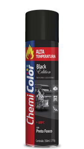 Spray Uso Geral Preto Brilhante – Chemicolor 400ml - Image 2