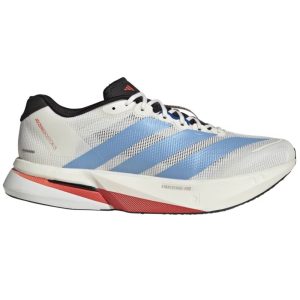 Adizero Boston 13 M – Branco / Azul Claro