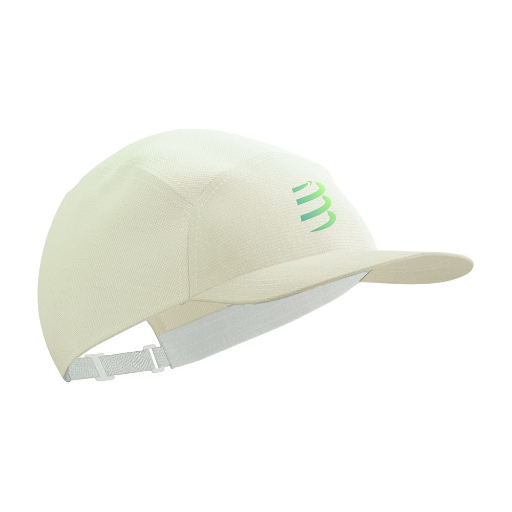 5 Panel Cap – Star White / Blue Green - Image 2