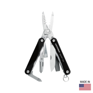 Alicate Leatherman Squirt ES4 cor preta