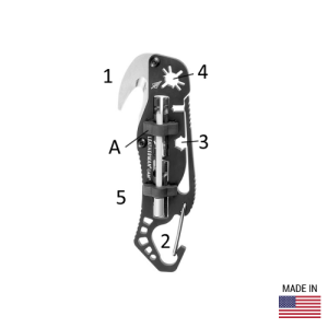 Mosquetão Leatherman CAM para Arco e Flecha