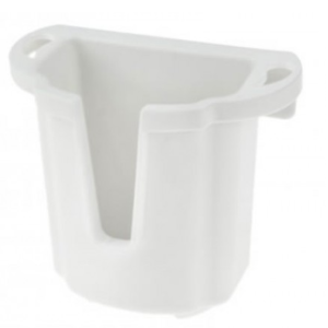 Suporte plástico para rádio VHF 9x6x10 branco 94152