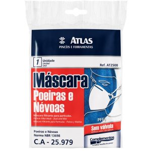 Máscara de Feltro PFF1 Atlas Sem válvula