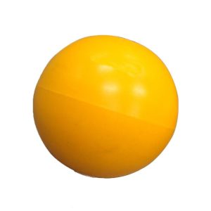 Boia amarela de arinque redonda sem haste 38cm diametro com furo para cabo de 3/4″