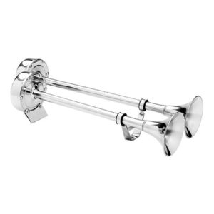 Buzina 2 Cornetas em Aço Inox 12V – Seachoice S50-14561 (16-3/4″)