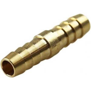 Emenda para mangueira em latão 1/4″ x 1/4″
