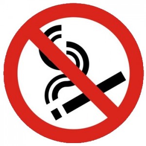 Adesivo “proibido fumar”