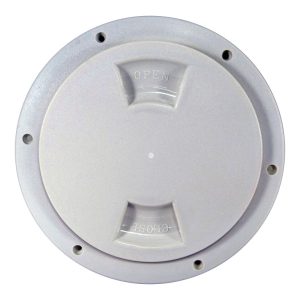 Tampa de Inspeção Plástica Branca 6″
