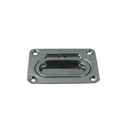 Puxador retangular latão 3″ x 2 1/4″