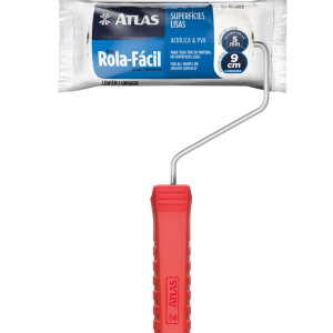 Rolo de pintura de lã sintética – Rola fácil – Atlas 9cm