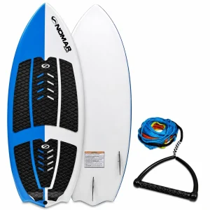 Kit Prancha Wakesurf Bat Tail 5’0 Nomar Surf com Cabo Manete 22m